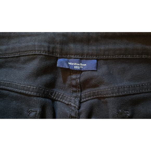 Levi's 515 Jeans Womens 12 S/C Dark Wash Blue Boot Cut - Picture 2 of 9